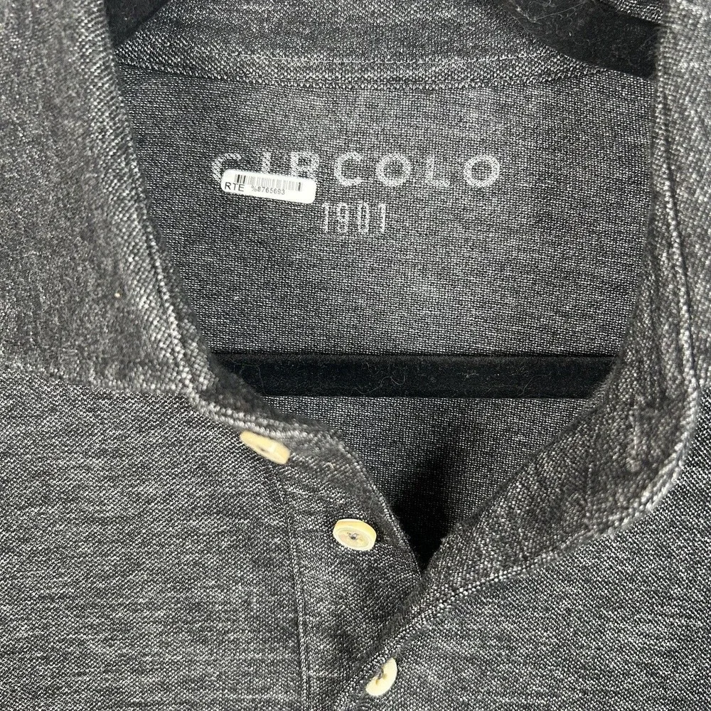 Circolo 1901 Long Sleeve Top In Lead Gray Wool Blend Men's Size Large - Picture 3 of 8